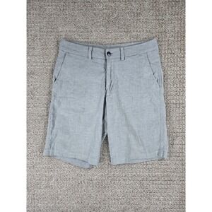 Lululemon Commission Short Size 34x9" Mens Grey Chino Style Golf Shorts‎